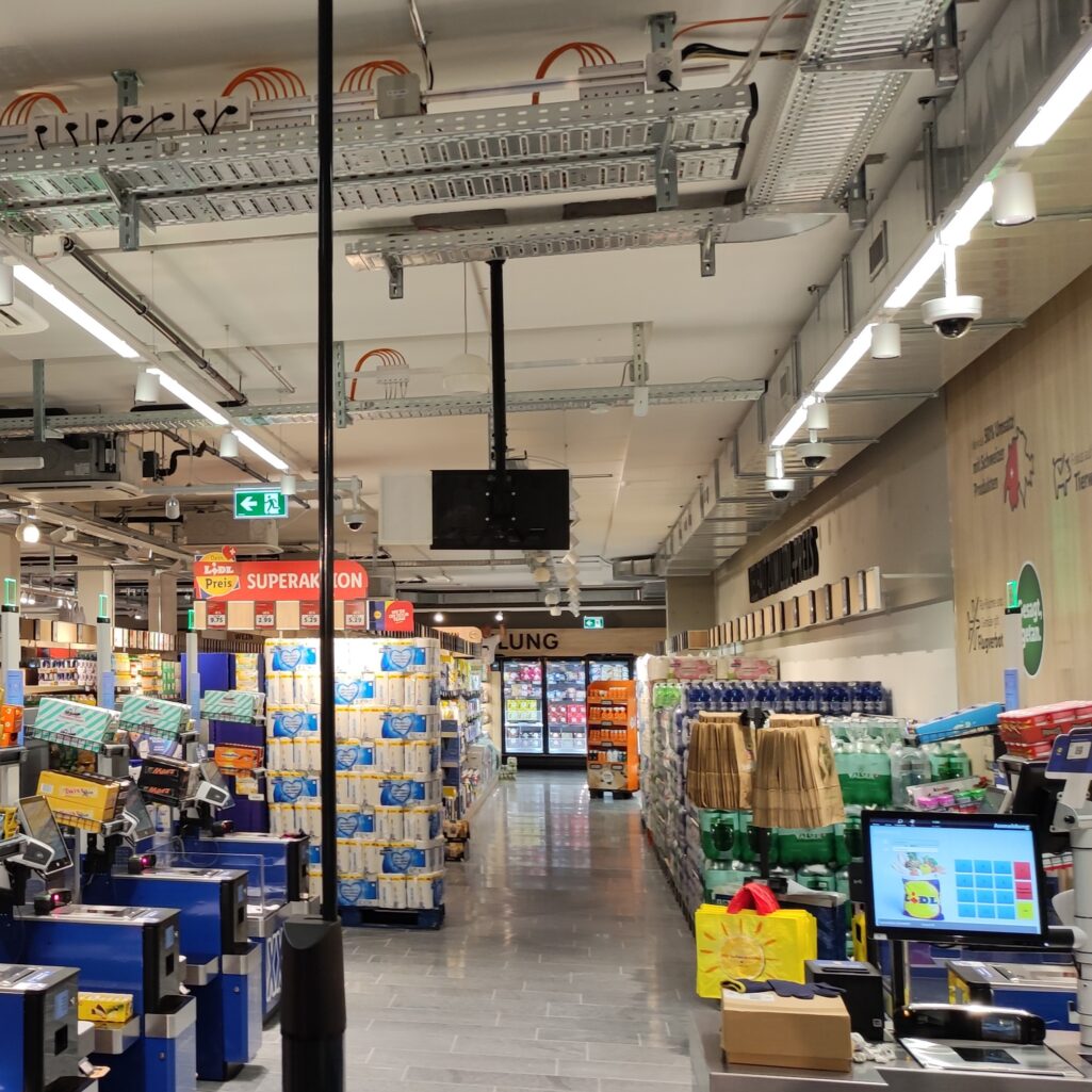 Metalli Zug, Grund- & Mieterausbau Verkaufsfläche Lidl – Brandschutzplanung